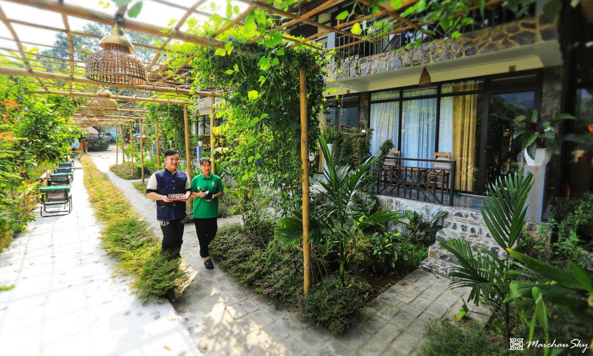 Mai Chau Sky Resort Exteriör bild